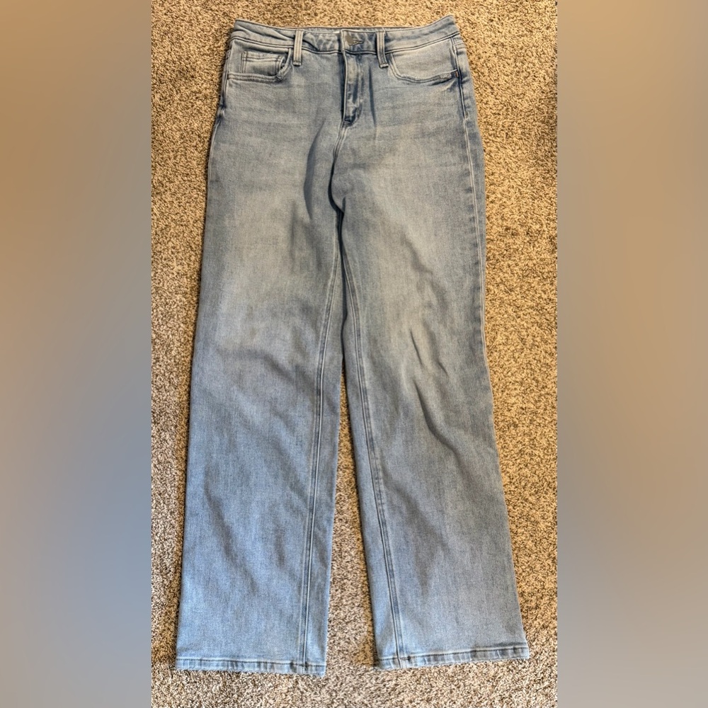 Flying Monkey women's high waisted, loose fitting jeans